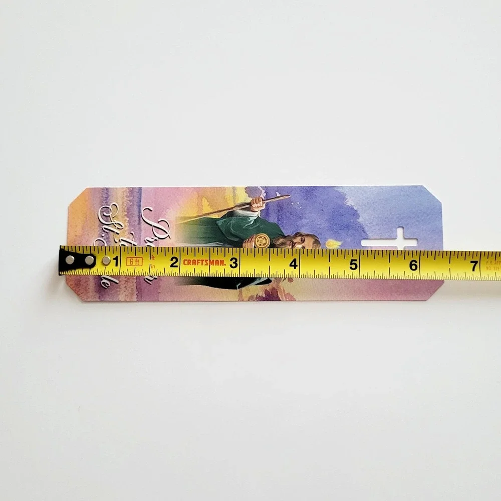 Prayer to Saint Jude Bookmark, plastic cutout cross, St. Jude Shrine, SJS0324-PF